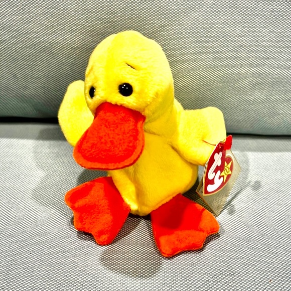 3/$25 Ty beanie baby Quackers the duck - Picture 1 of 6